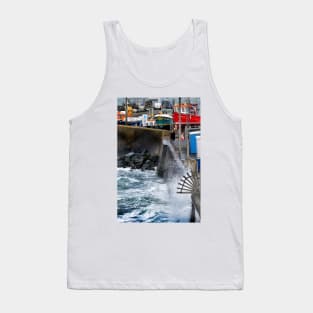 Photographer on the seafront  - Seahouses, Northumberland, UK Tank Top